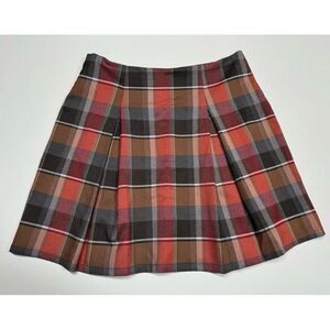 Urban Outfitters Urban‎ Renewal Small Plaid Pleated Sustainable Pleated